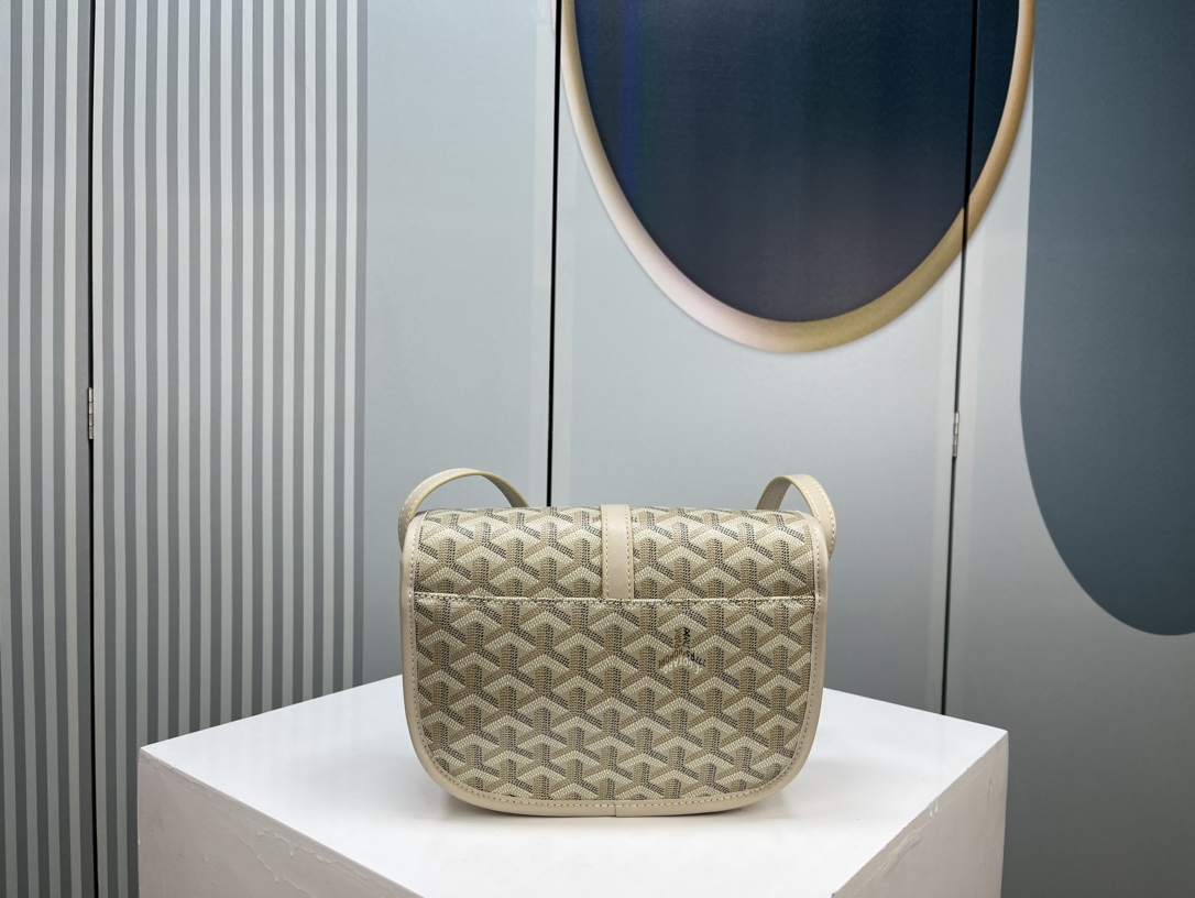 Goyard 邮差包 明星同款，新比例小方形包包 简洁大气实用的小方包 获得很多明星喜爱 手绘花纹特别有自己的特色 Si