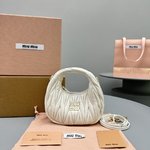 MiuMiu AAA
 Crossbody & Shoulder Bags White Sheepskin Spring/Summer Collection Fashion Mini