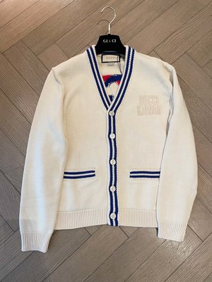 What’s the best to buy replica Gucci Perfect  Clothing Cardigans Knit Sweater White Embroidery Unisex Cotton Knitted Knitting