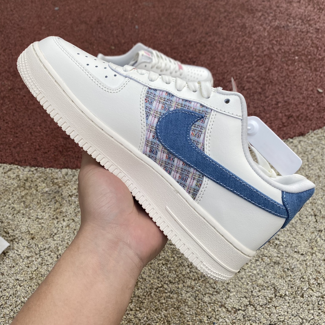 AF1牛仔小香风low尺码35.5-