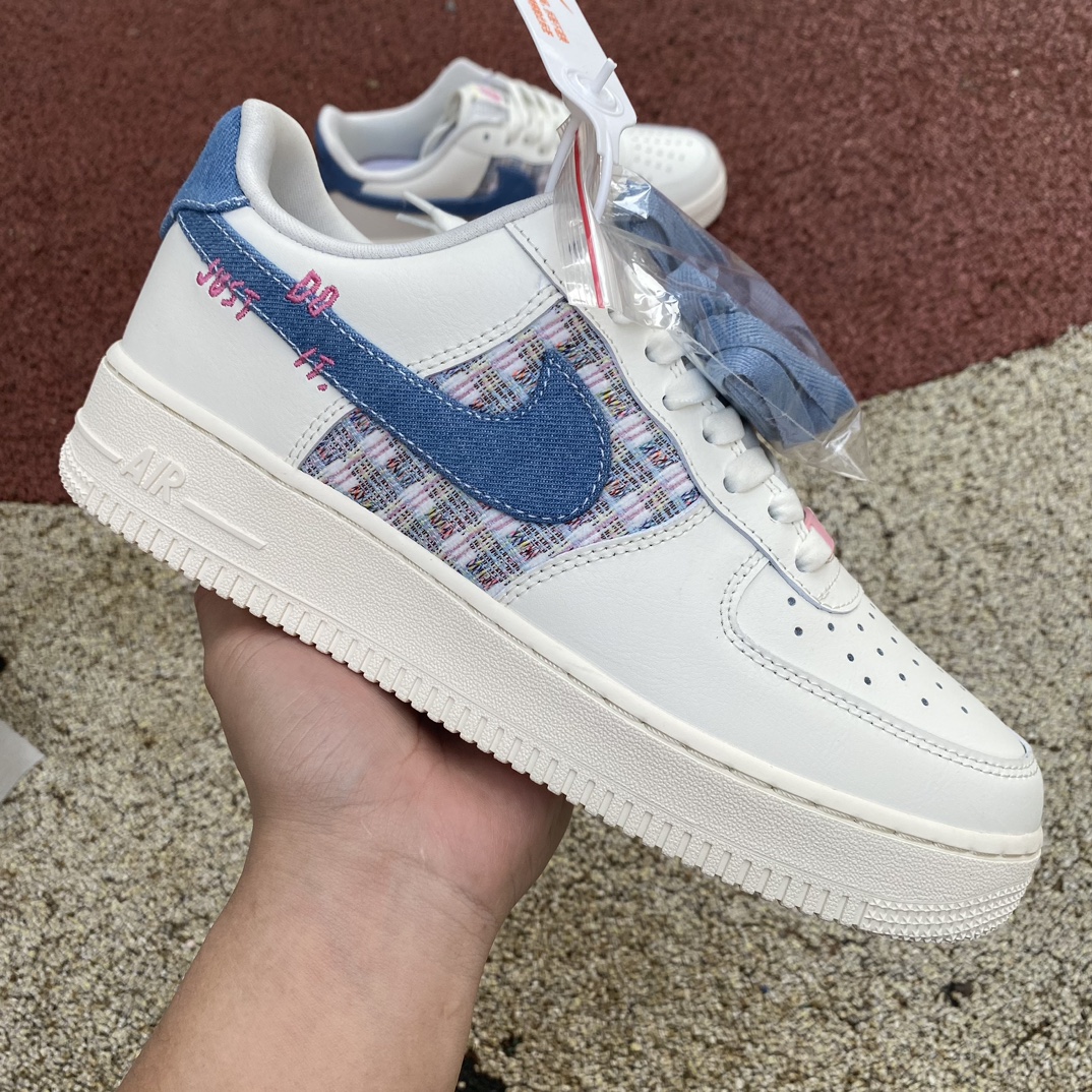 AF1牛仔小香风low尺码35.5-