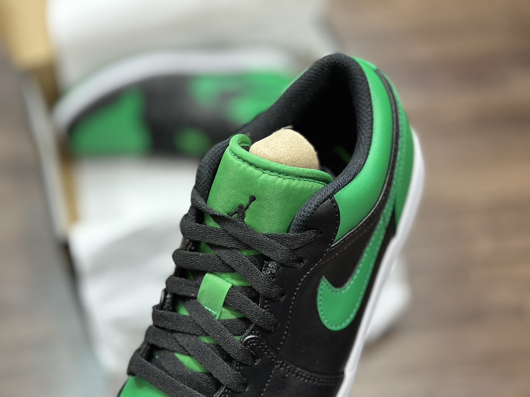 280 外贸版Air Jordan 1 Low 系列绿黑脚趾 553558-065