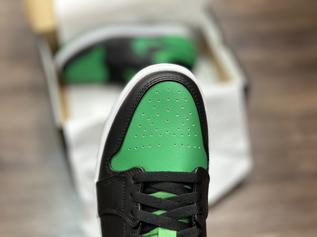 280 外贸版Air Jordan 1 Low 系列绿黑脚趾 553558-065