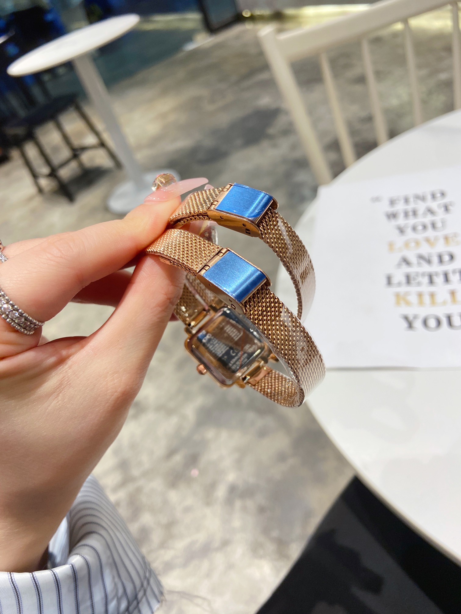 “New 75 Small Squares Design for Swiss Core with Calf Skin Line” - 图片 7