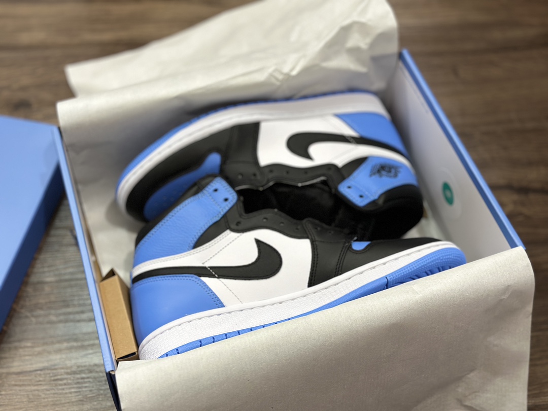 320 Air Jordan 1 High AJ1 乔1黑蓝脚趾 DZ5485-400