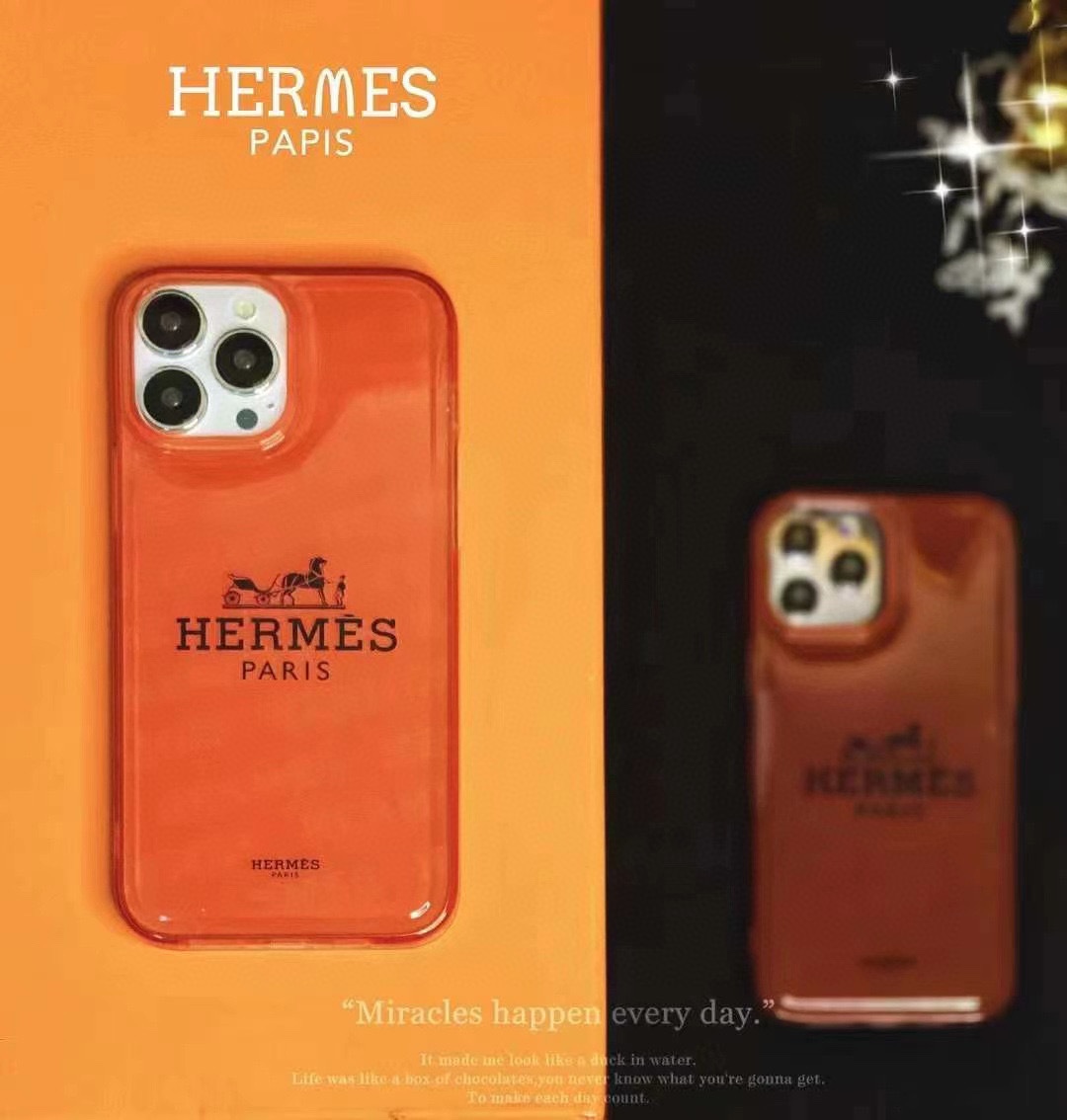 Hermes Phone Case Orange