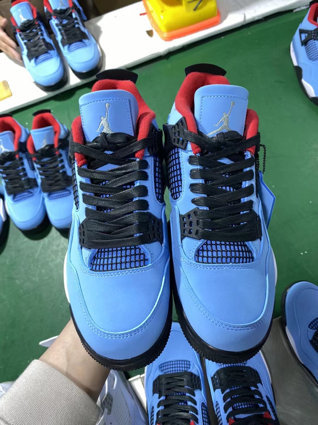 AJ4TS联名蓝麂皮鞋码40-47.