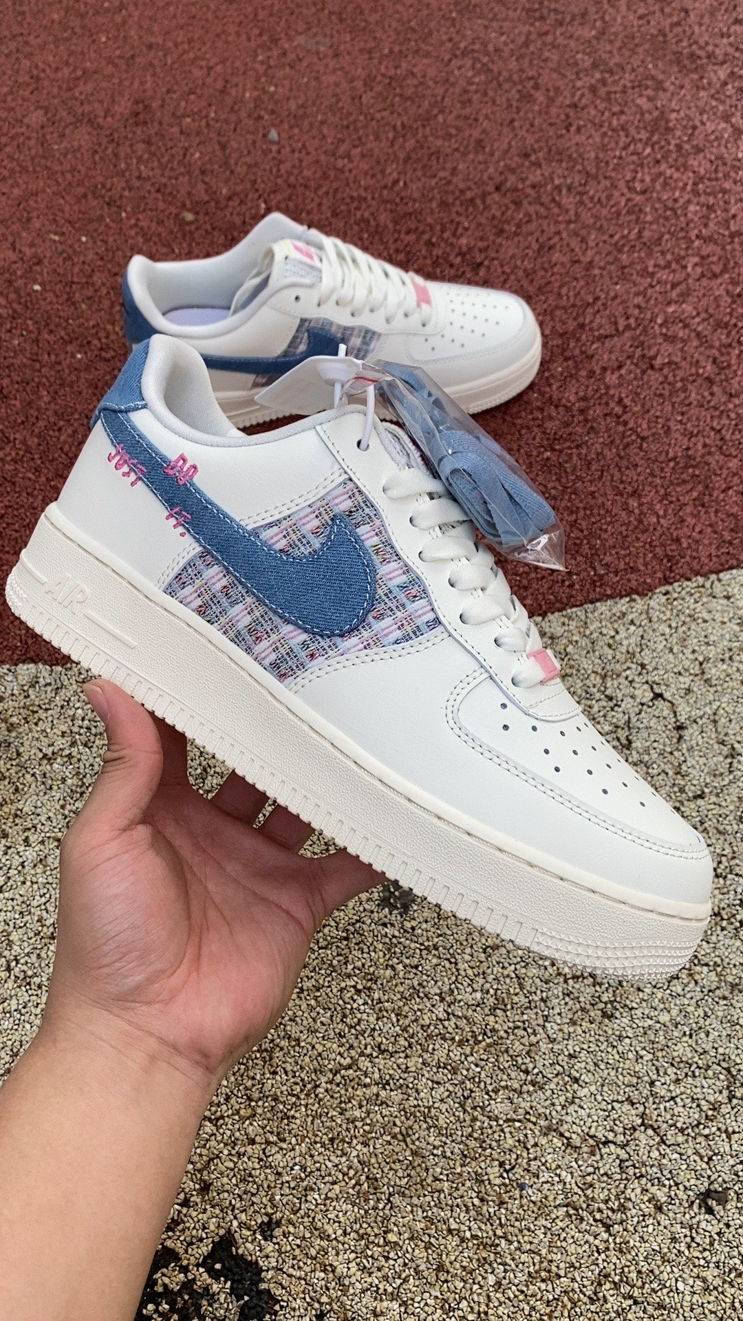 AF1牛仔小香风low尺码35.5-