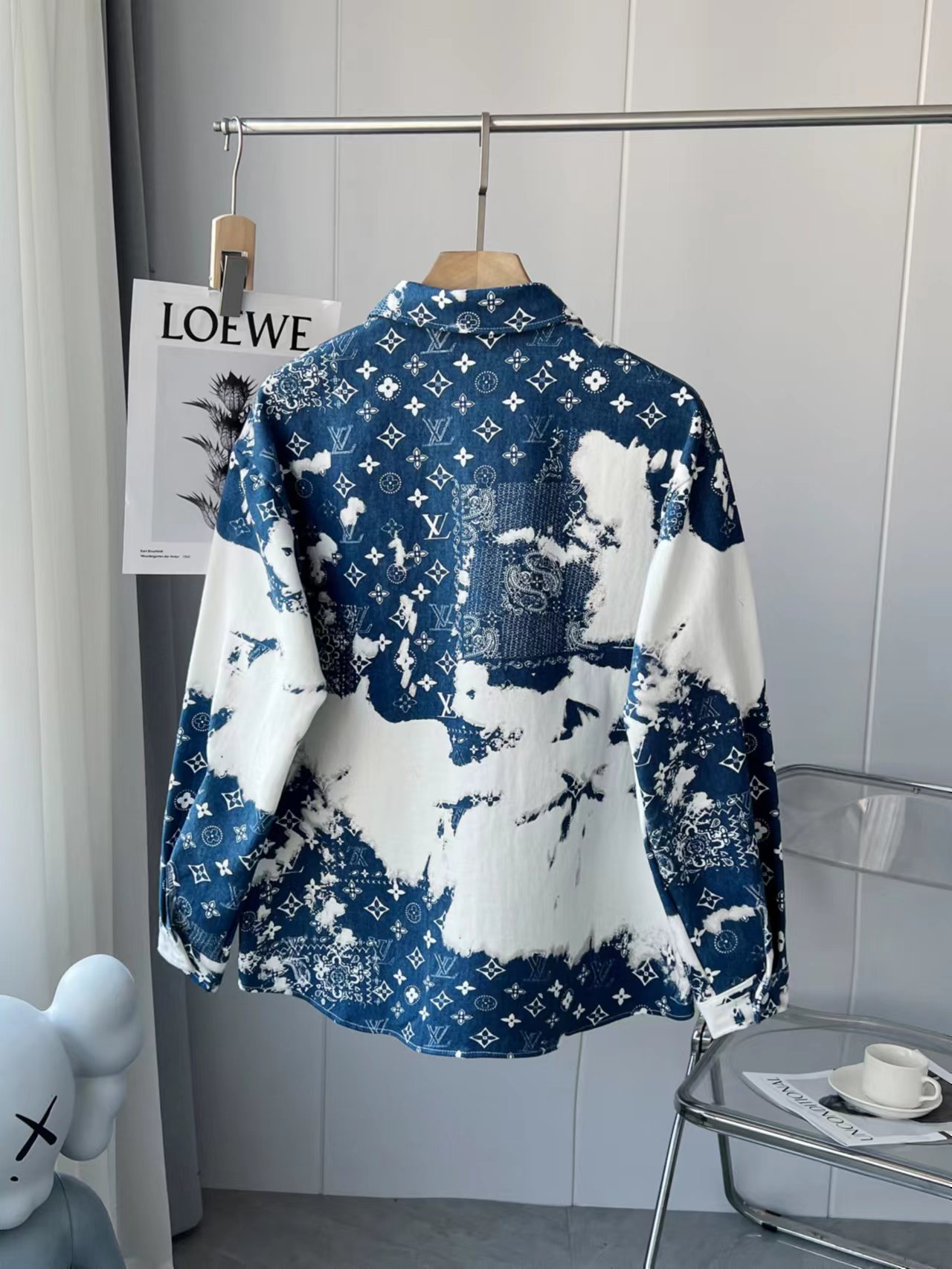 Louis Vuitton Kleidung Mäntel & Jacken Blau Grau Weiß Unisex