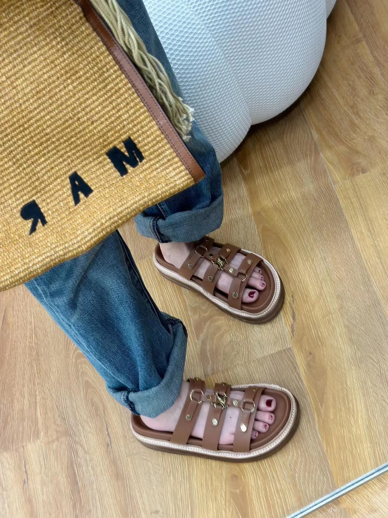 NO:232687,Matching demonstration, slippers, slippers19860909搭配示范,拖鞋,slippers,Women's Shoes