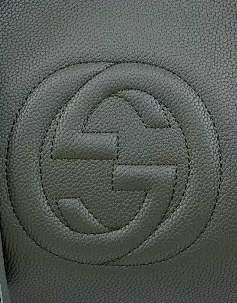 410 G家 经典款式 手提斜挎バッグ 墨绿色 35x29x16cm