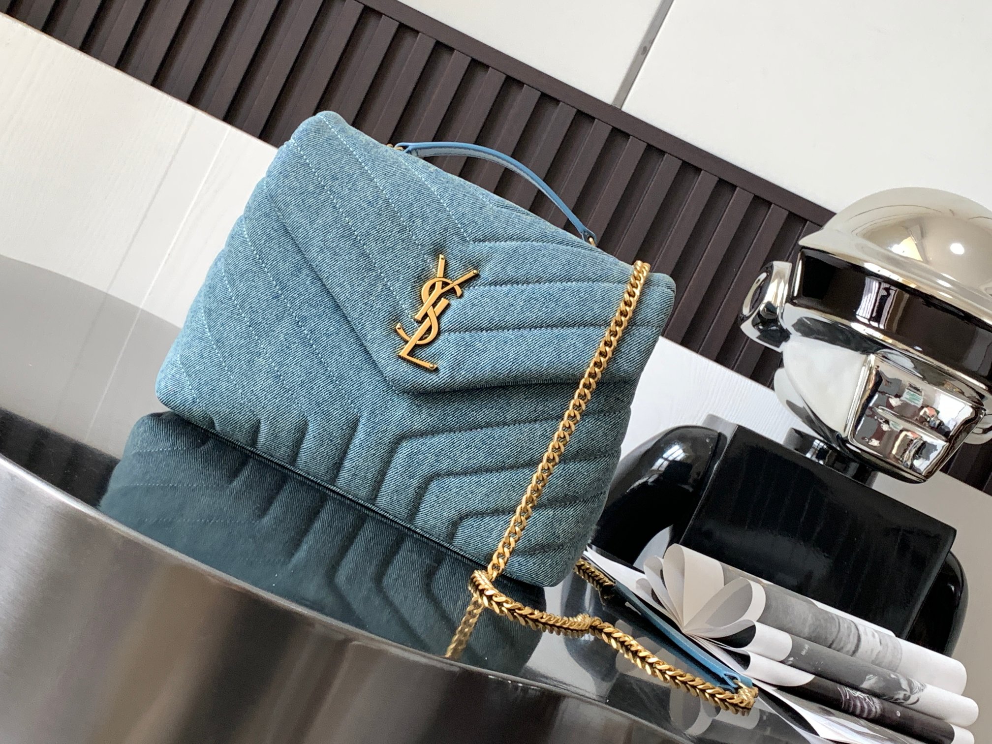 YSL Lou Lou Quilted Chain Bag Handbag