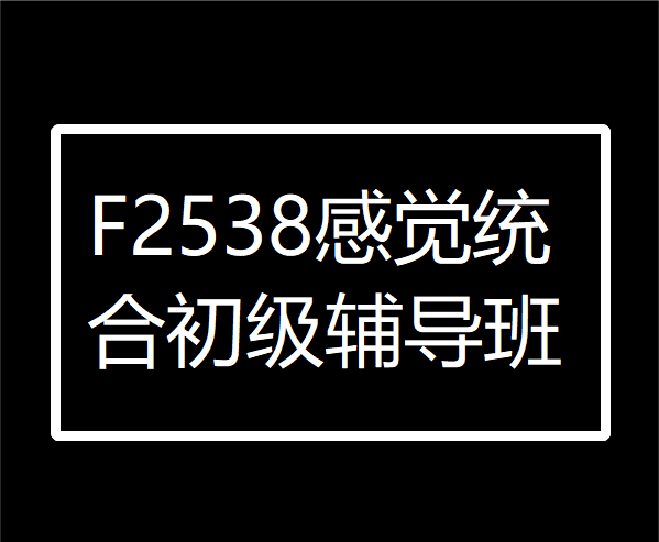 【27[红包]·F2538感觉统合初级辅导班】