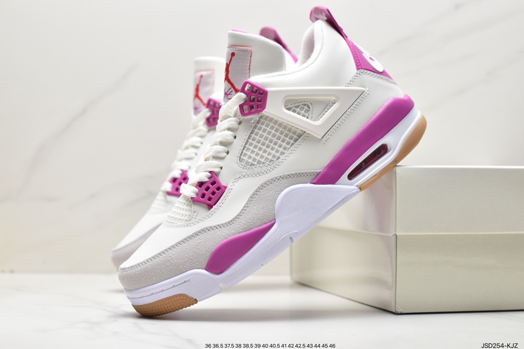 200 乔丹Air Jordan 乔4AJ4 aj4 AJ4 乔丹4代 乔4 Air Jordan 4 乔4SB联名白红  DR5415-106