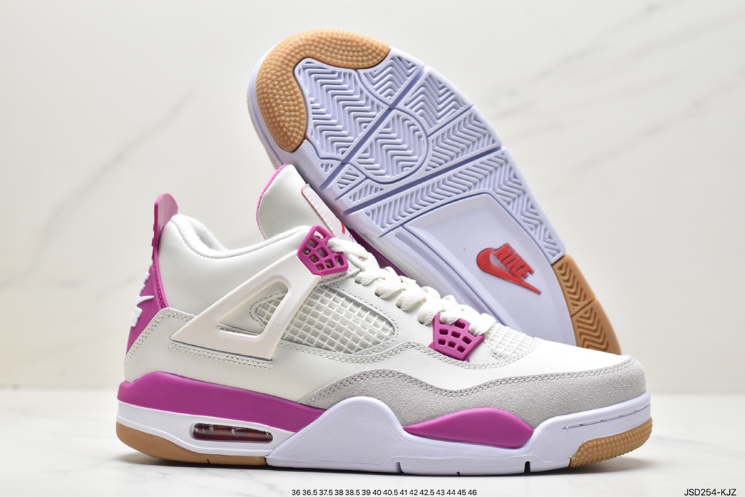 200 乔丹Air Jordan 乔4AJ4 aj4 AJ4 乔丹4代 乔4 Air Jordan 4 乔4SB联名白红  DR5415-106