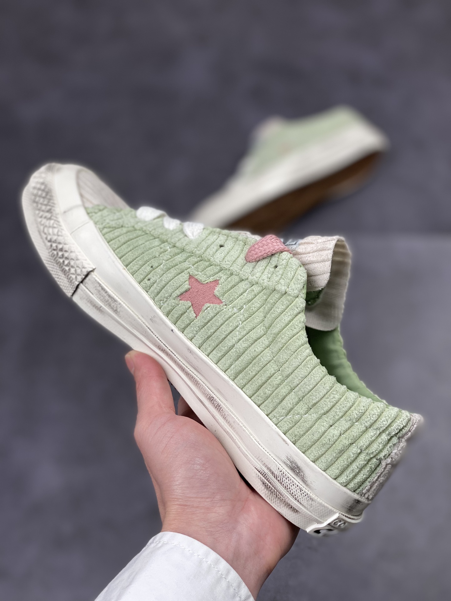 160 Converse One Star Pro OX 一星复古灯芯绒做旧低帮休闲板鞋A03755C