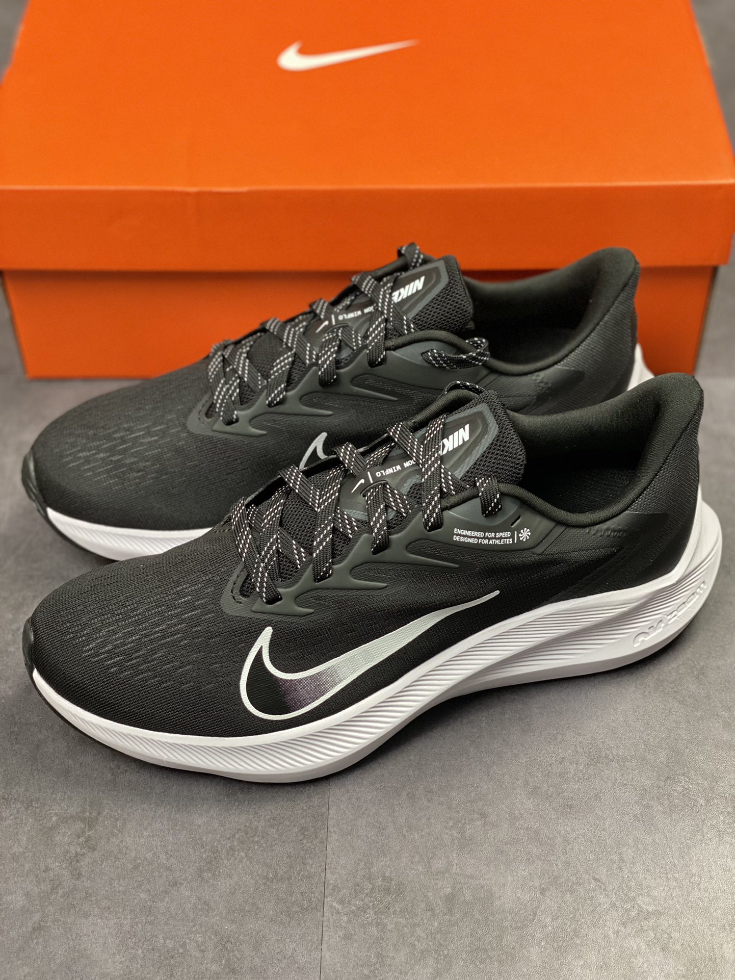 Nike Zoom Winflo 7 Moon Mesh Breathable Running Shoes CJ0291-005