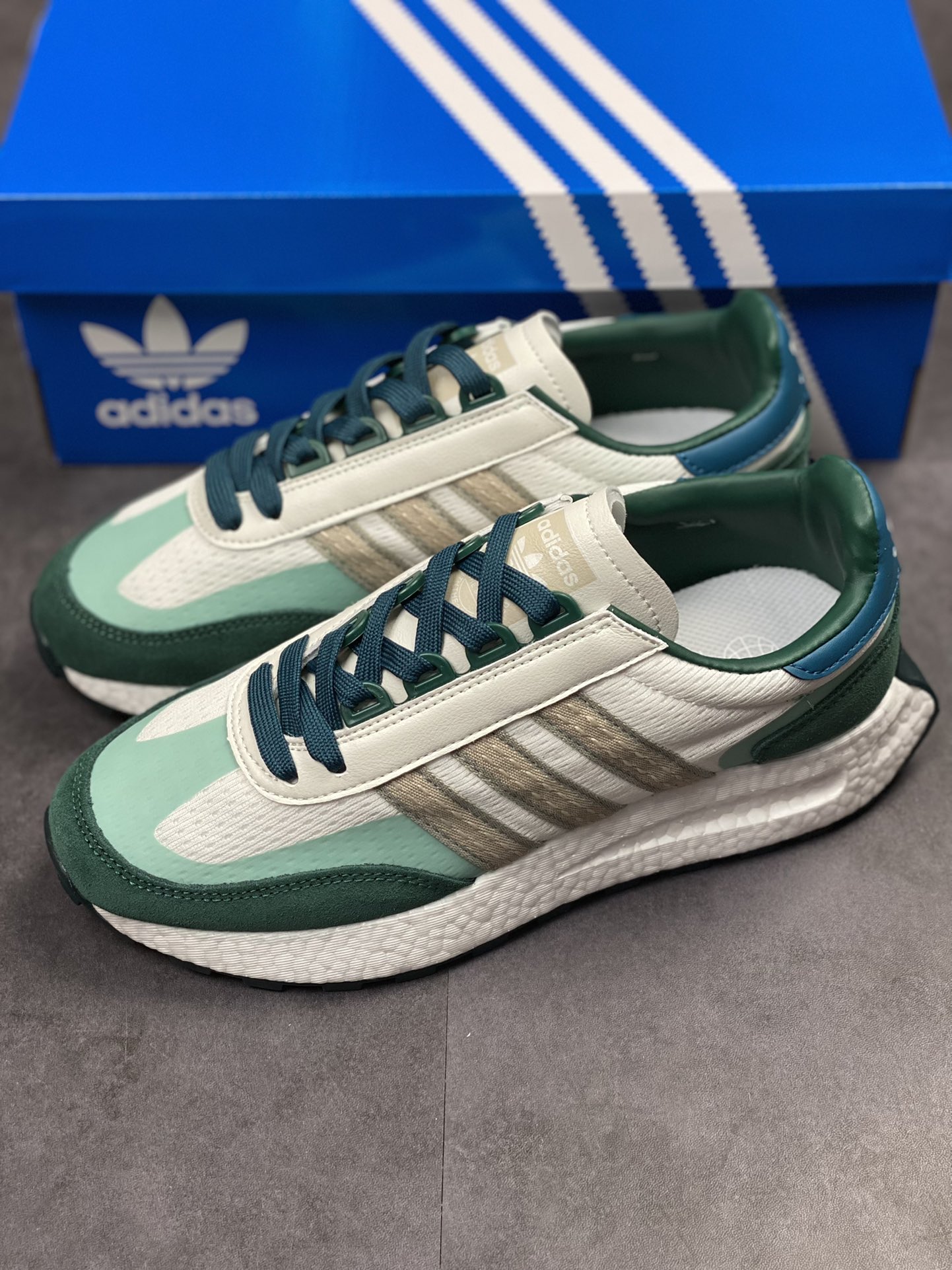 adidas Racing E5 Boost Prototype speed light retro series IF0421