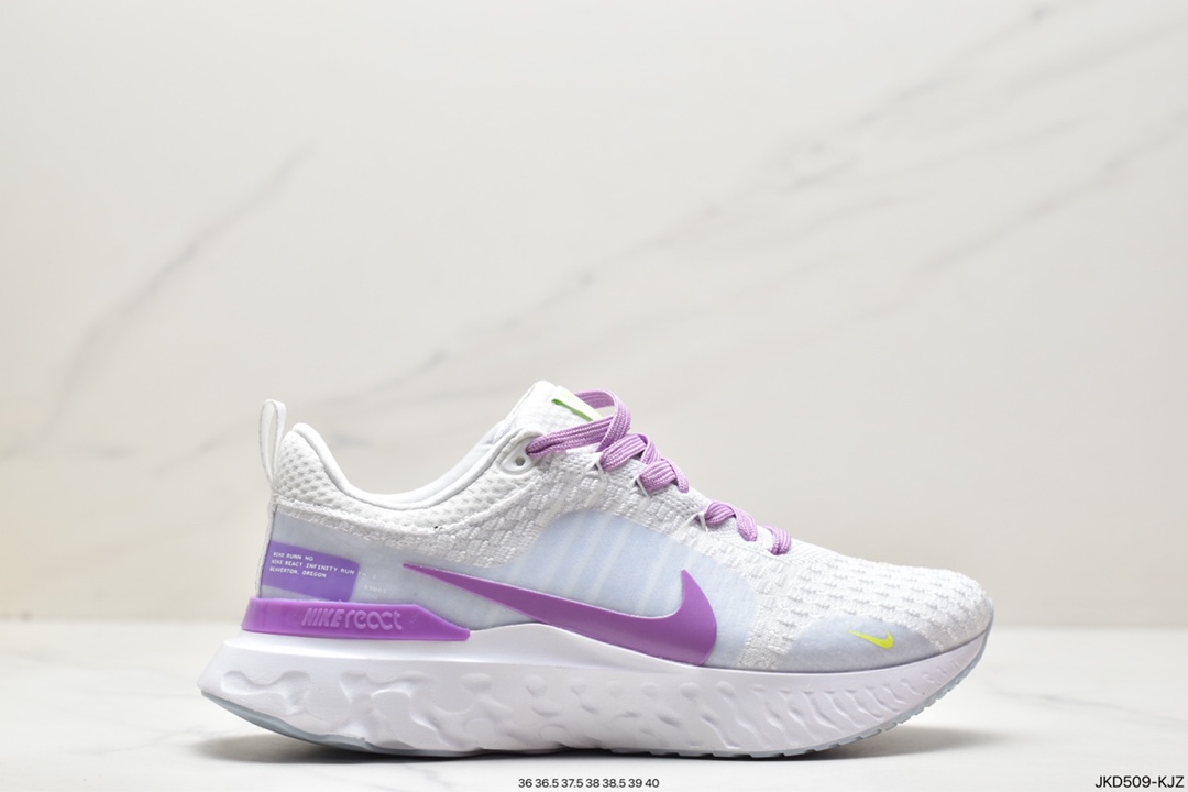 160 耐克NIKE REACT INFINITY RUN FK 3瑞亚机能风疾速系列越野缓震休闲运动鞋DZ3014-009