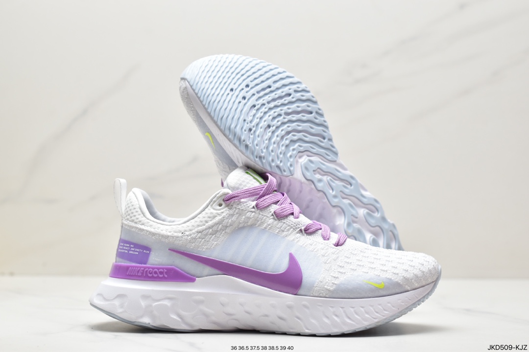 160 耐克NIKE REACT INFINITY RUN FK 3瑞亚机能风疾速系列越野缓震休闲运动鞋DZ3014-009