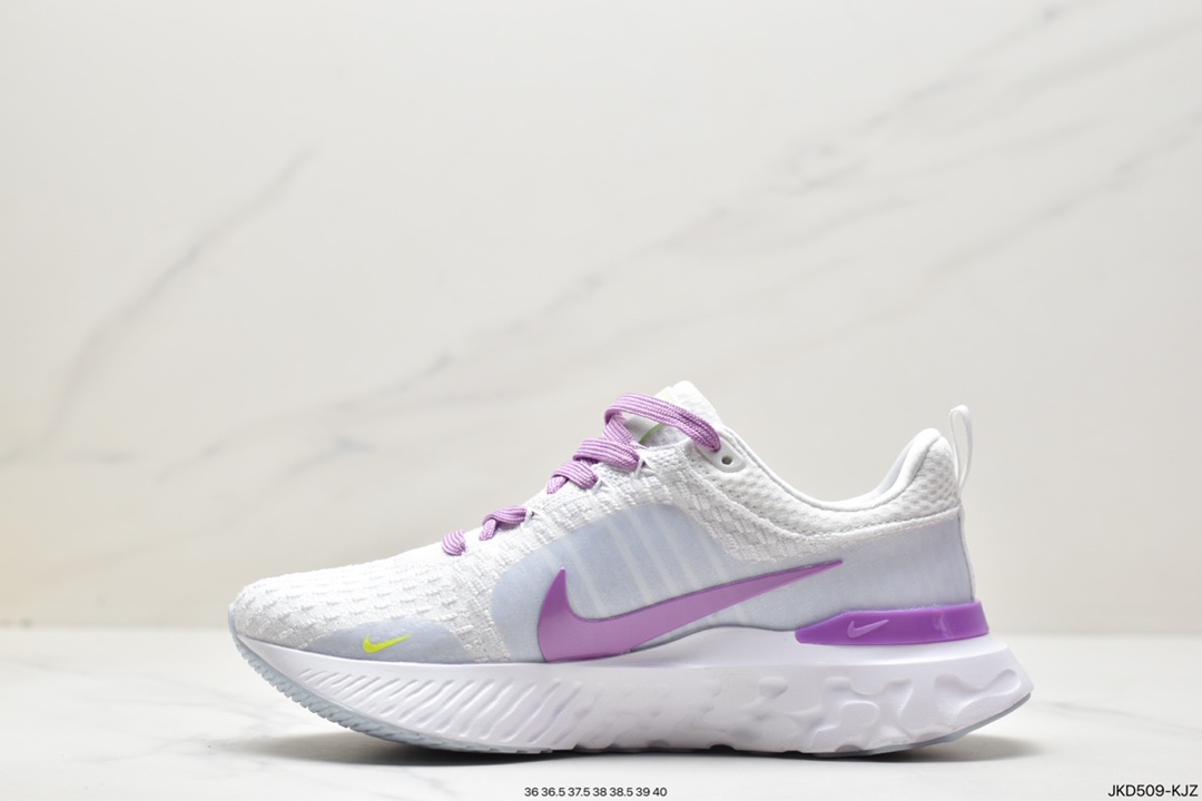 160 耐克NIKE REACT INFINITY RUN FK 3瑞亚机能风疾速系列越野缓震休闲运动鞋DZ3014-009