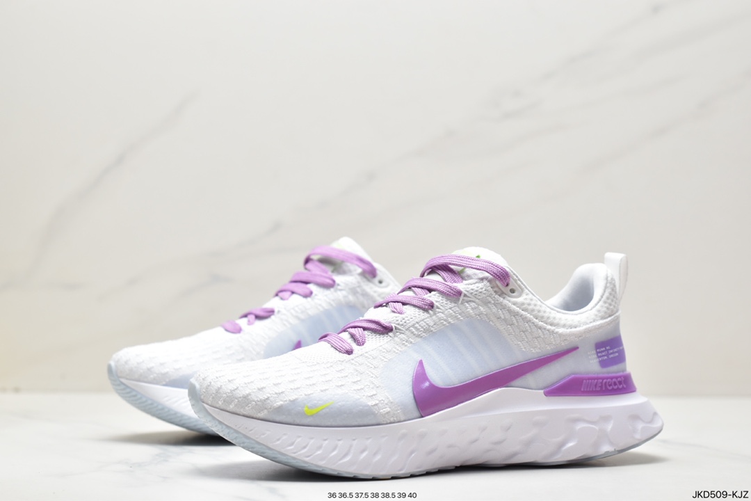 160 耐克NIKE REACT INFINITY RUN FK 3瑞亚机能风疾速系列越野缓震休闲运动鞋DZ3014-009