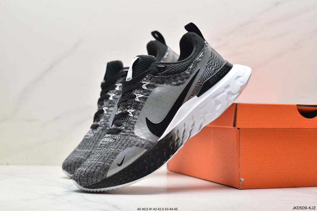 160 耐克NIKE REACT INFINITY RUN FK 3瑞亚机能风疾速系列越野缓震休闲运动鞋DZ3014-009
