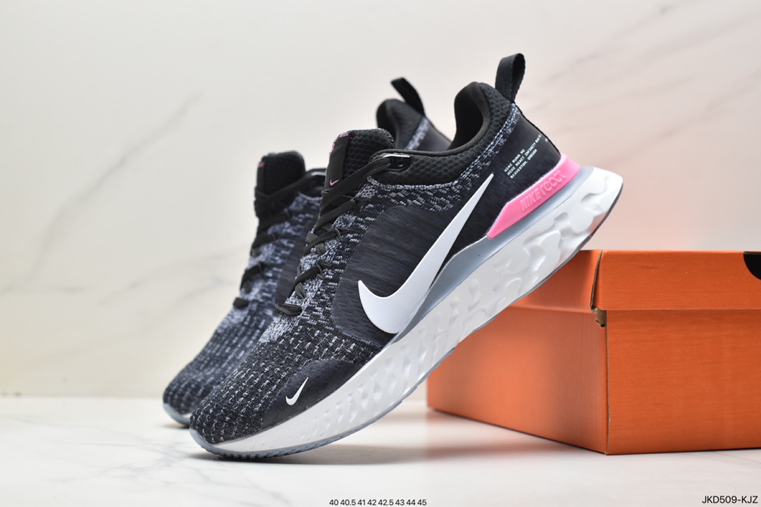 160 耐克NIKE REACT INFINITY RUN FK 3瑞亚机能风疾速系列越野缓震休闲运动鞋DZ3014-009