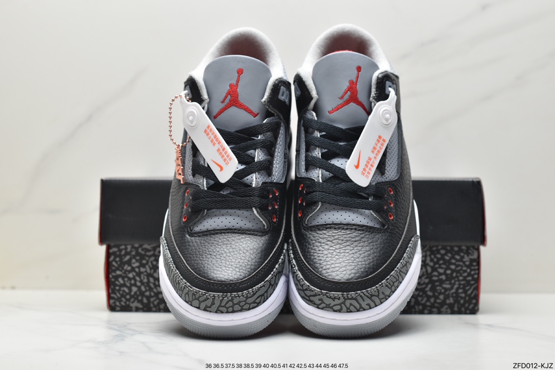 280 Air Jordan 3 Retro 全新批次 迈克尔·乔丹AJ3代中帮复古休闲运动文化篮球鞋854262-001