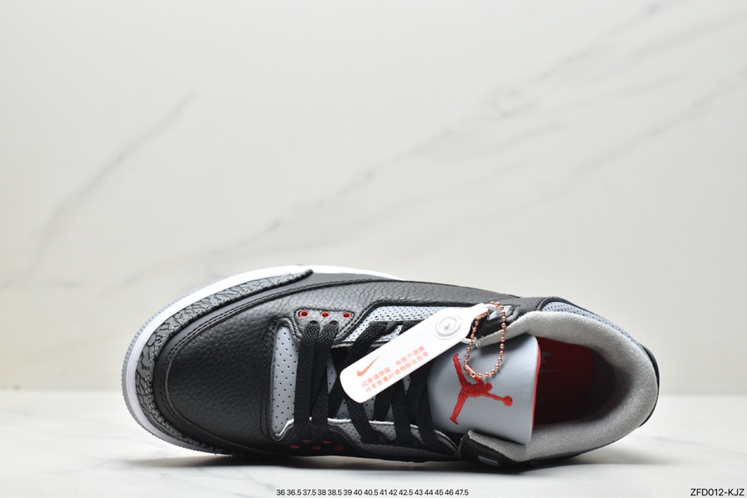 280 Air Jordan 3 Retro 全新批次 迈克尔·乔丹AJ3代中帮复古休闲运动文化篮球鞋854262-001