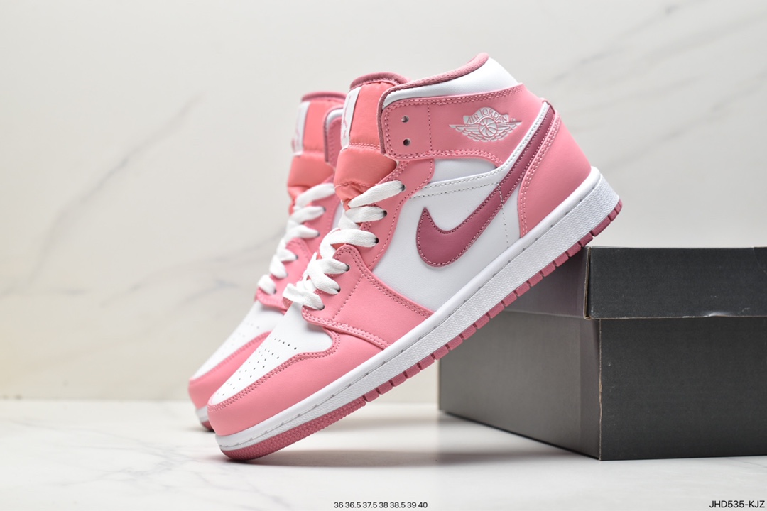 200 耐克Nike Air Jordan 1 Mid”Green Yellow”AJ1乔丹一代中帮