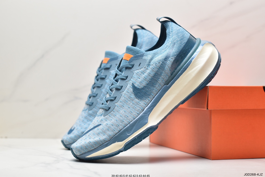 Nike ZoomX Invincible Run Flyknit 3 ”Peacock Blue/Orange” Invincible 3rd Generation DR2660-001