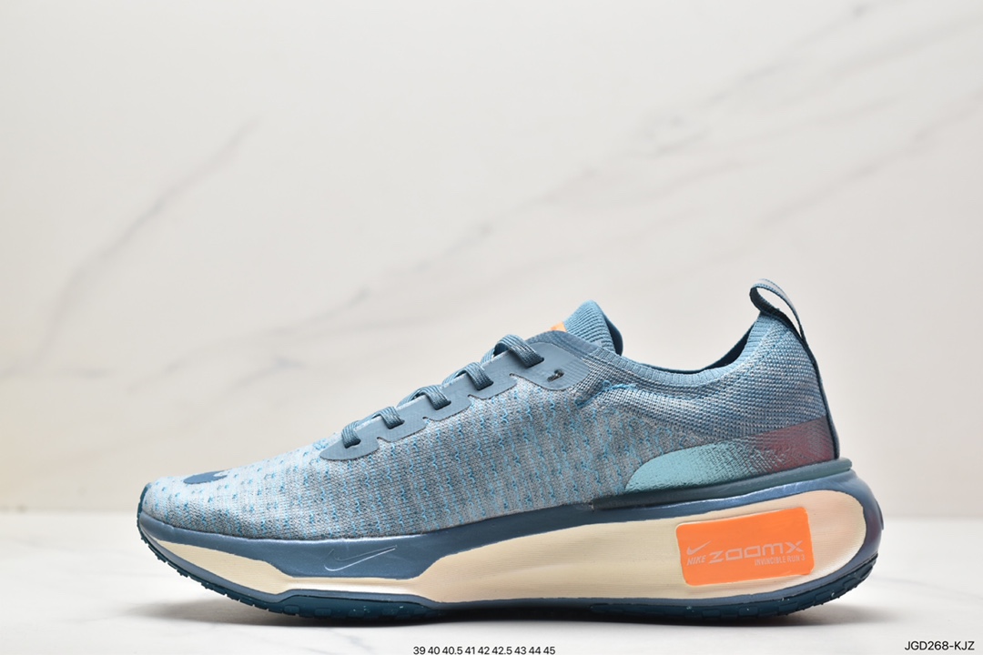 Nike ZoomX Invincible Run Flyknit 3 ”Peacock Blue/Orange” Invincible 3rd Generation DR2660-001