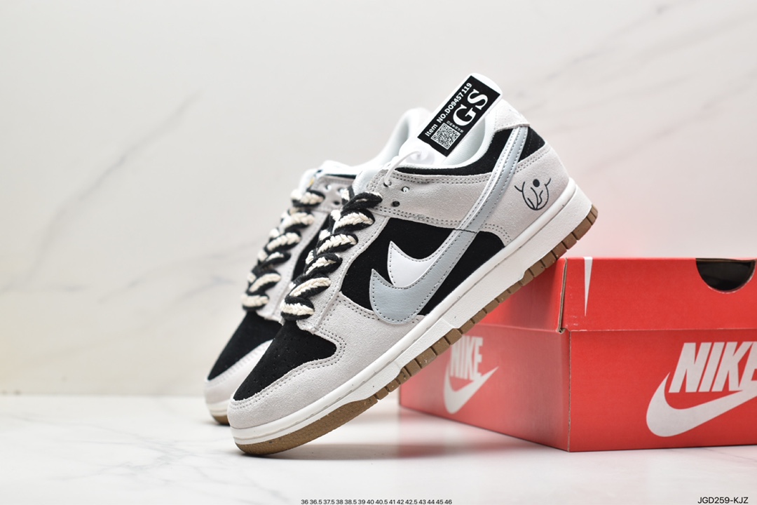 180 Nike Dunk Low SE ”85” 灰黑绿双钩 低帮休闲运动板鞋DO9457-119