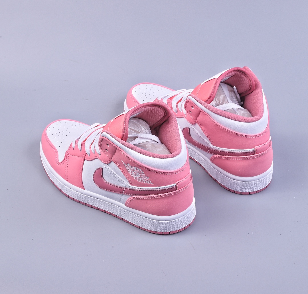 240 Air Jordan 1 Mid 白粉 中帮系列 全新批次DQ8423-616