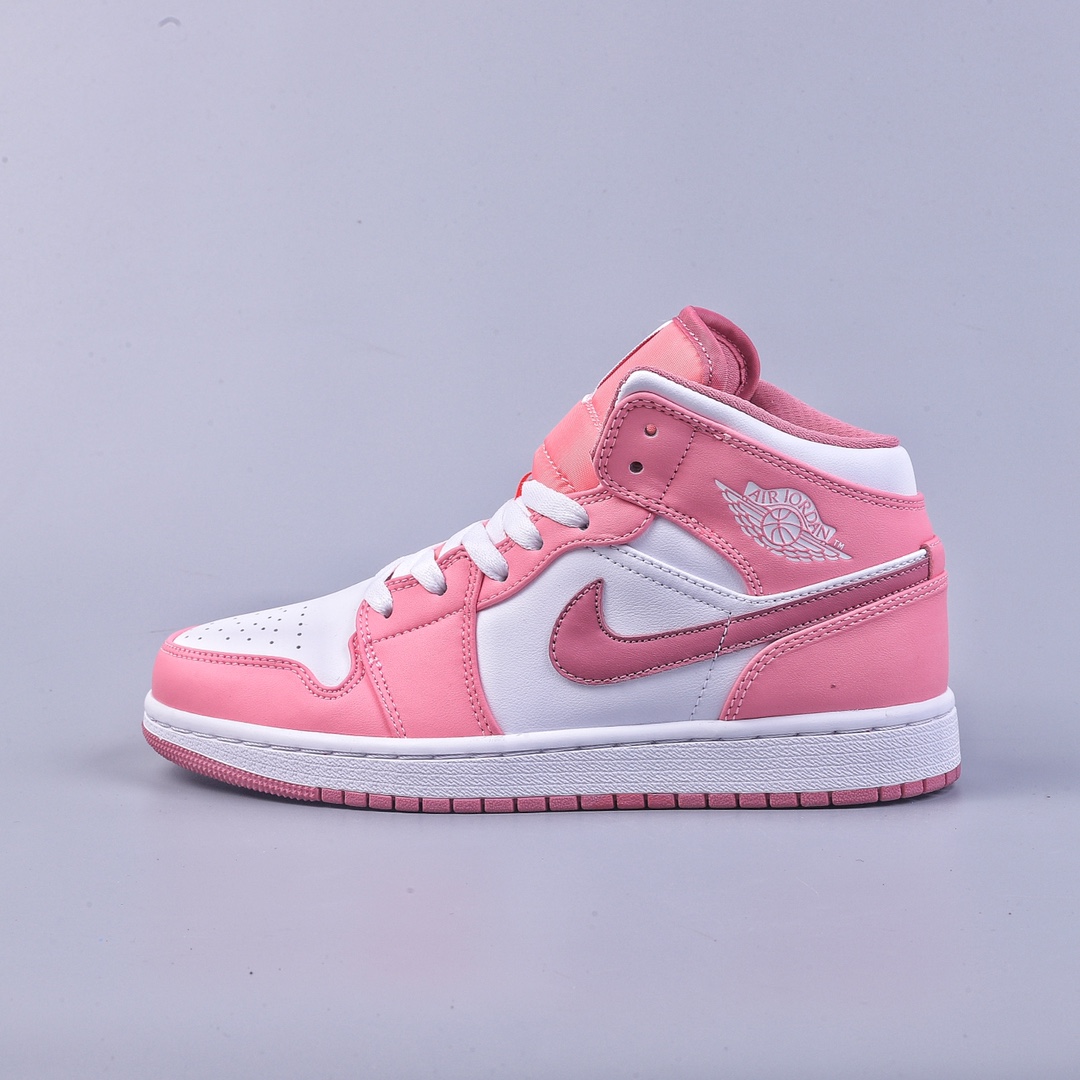 240 Air Jordan 1 Mid 白粉 中帮系列 全新批次DQ8423-616