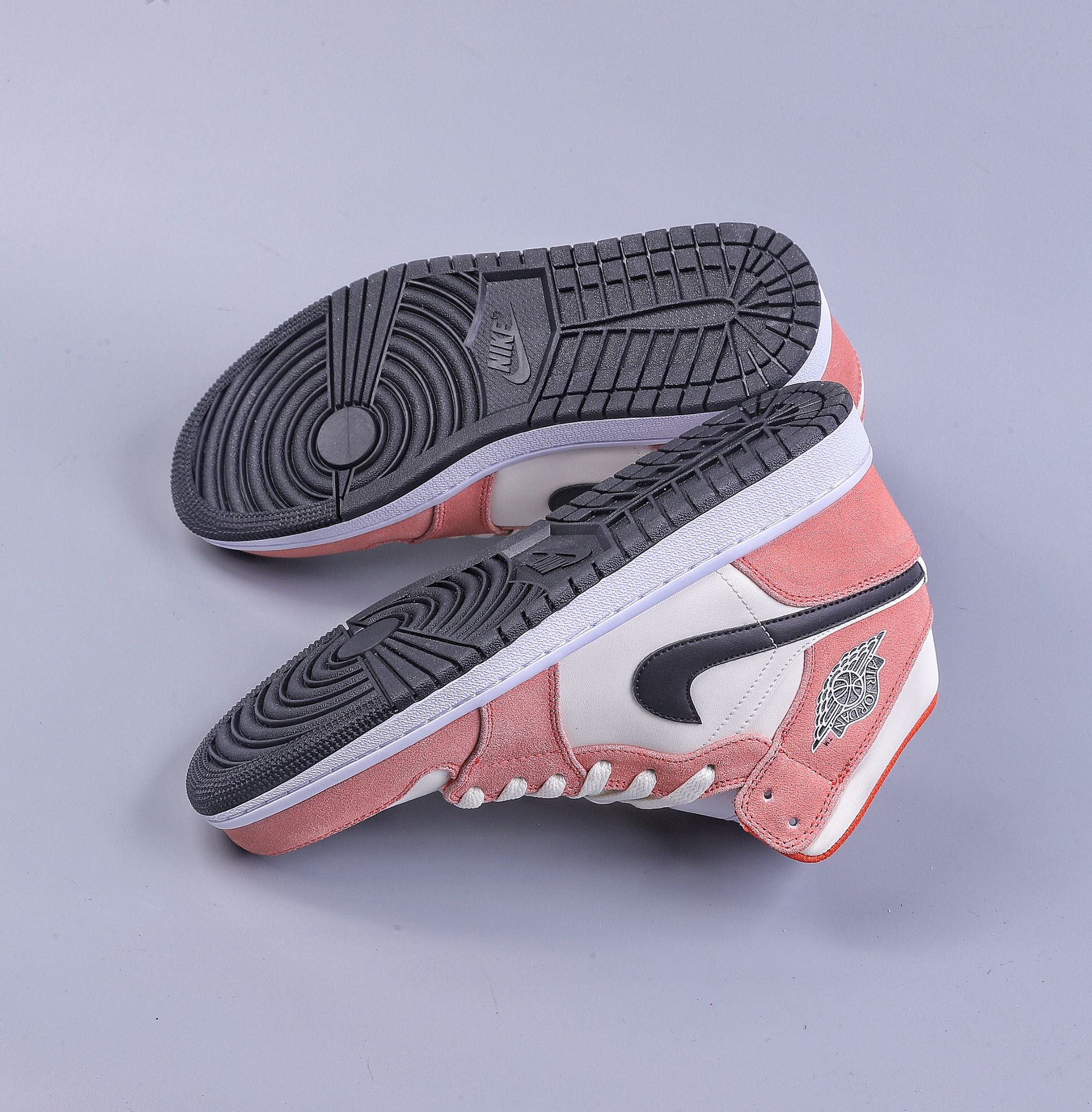 240 Air Jordan 1 Mid 水洗粉 当前市场最优版本 DV1336-800