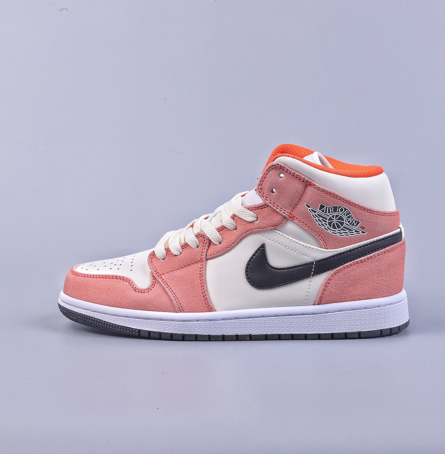 240 Air Jordan 1 Mid 水洗粉 当前市场最优版本 DV1336-800
