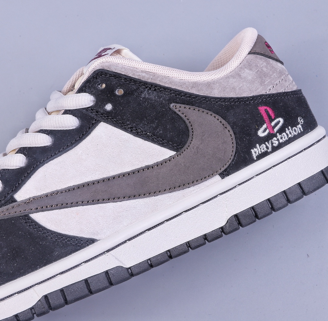 340 Z Nike SB Dunk Low 麂皮黑棕倒钩 CU1726-990