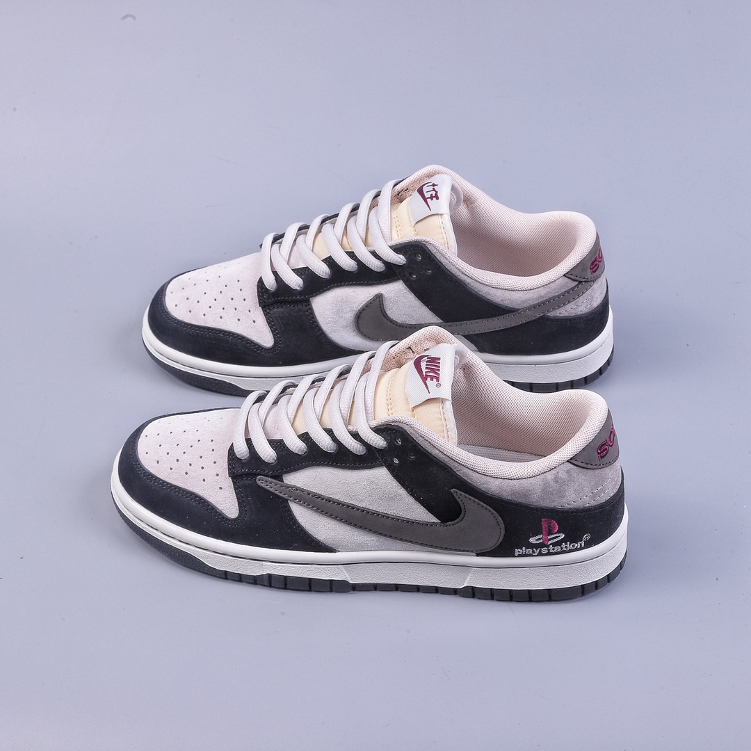 340 Z Nike SB Dunk Low 麂皮黑棕倒钩 CU1726-990