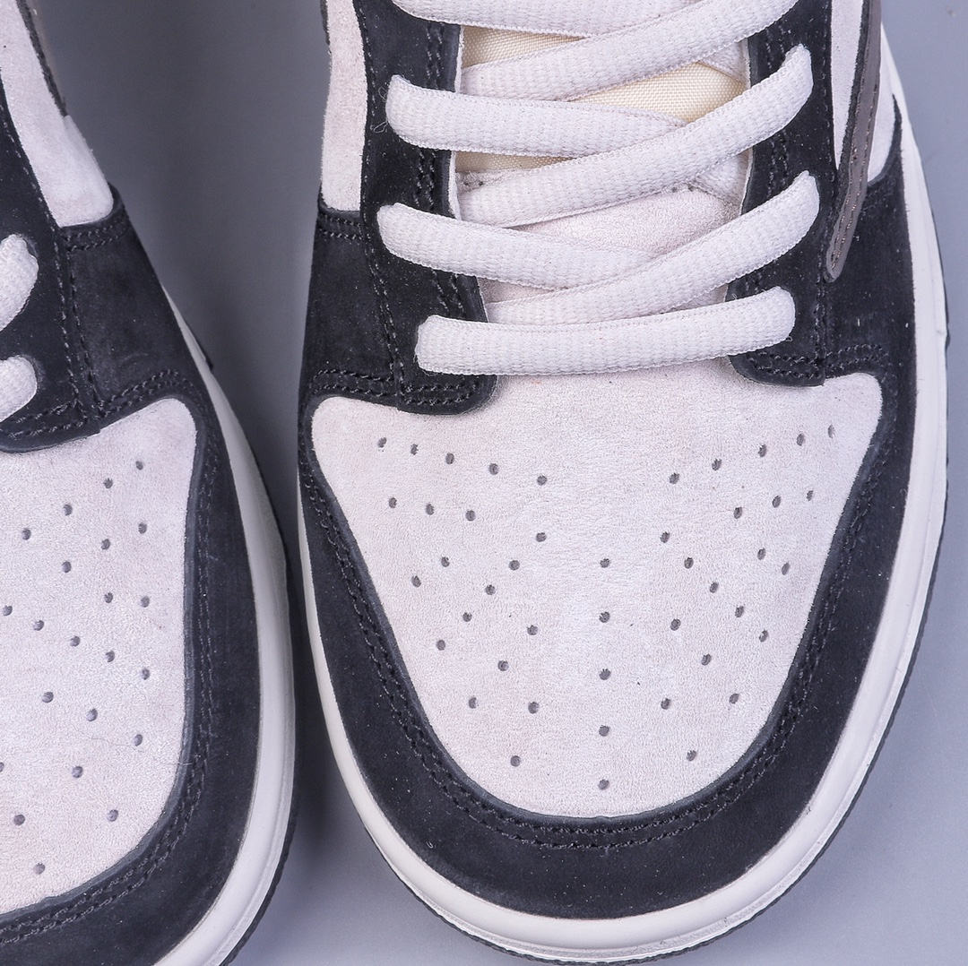 340 Z Nike SB Dunk Low 麂皮黑棕倒钩 CU1726-990