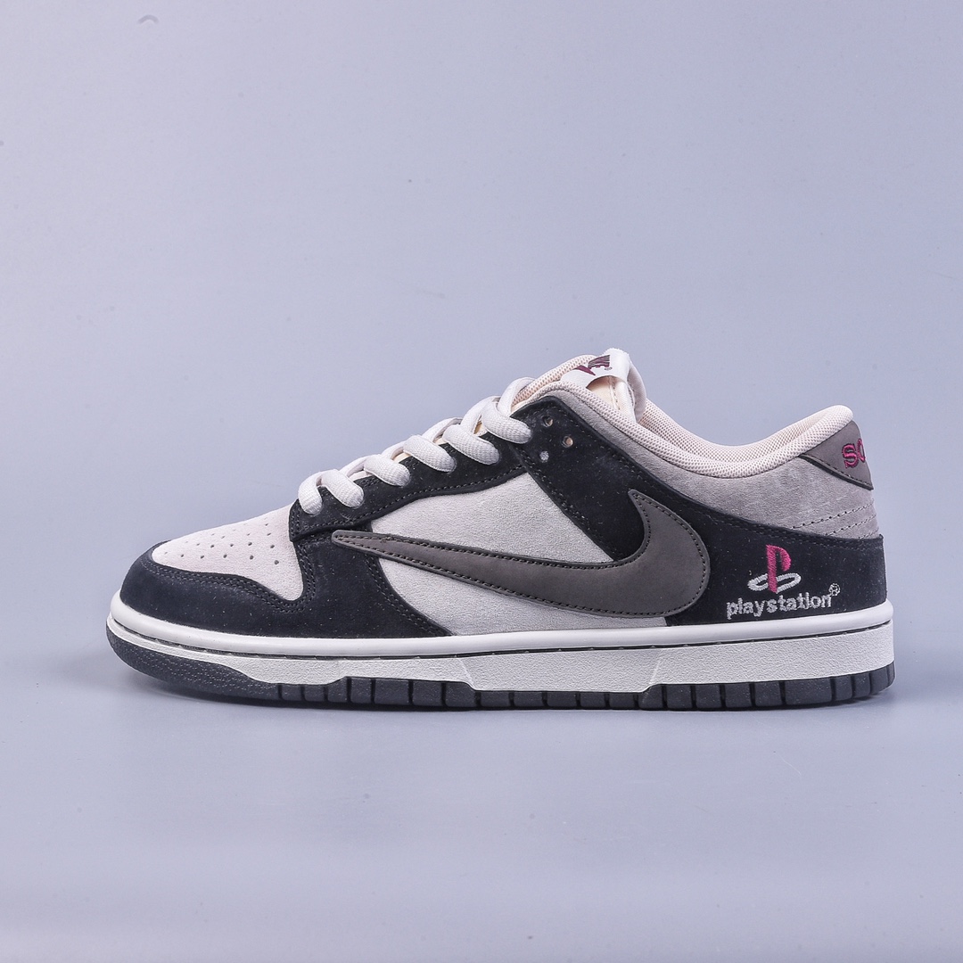 340 Z Nike SB Dunk Low 麂皮黑棕倒钩 CU1726-990