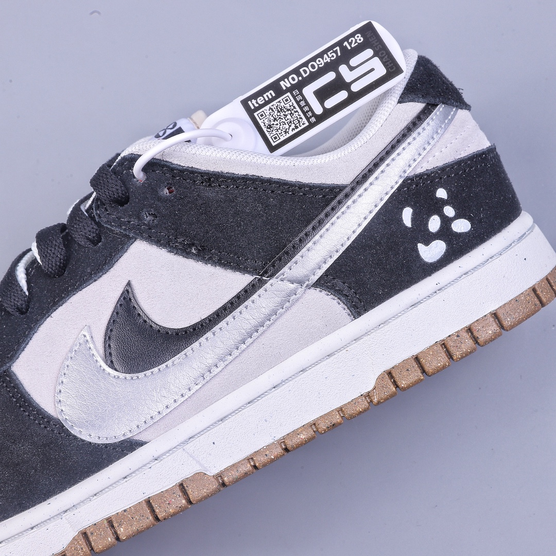 220 CS Nike Dunk Low 黑白熊猫 双勾定制 DO9457-128