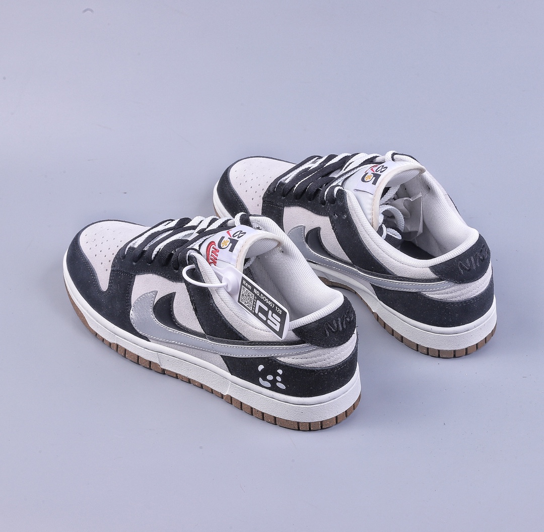 220 CS Nike Dunk Low 黑白熊猫 双勾定制 DO9457-128