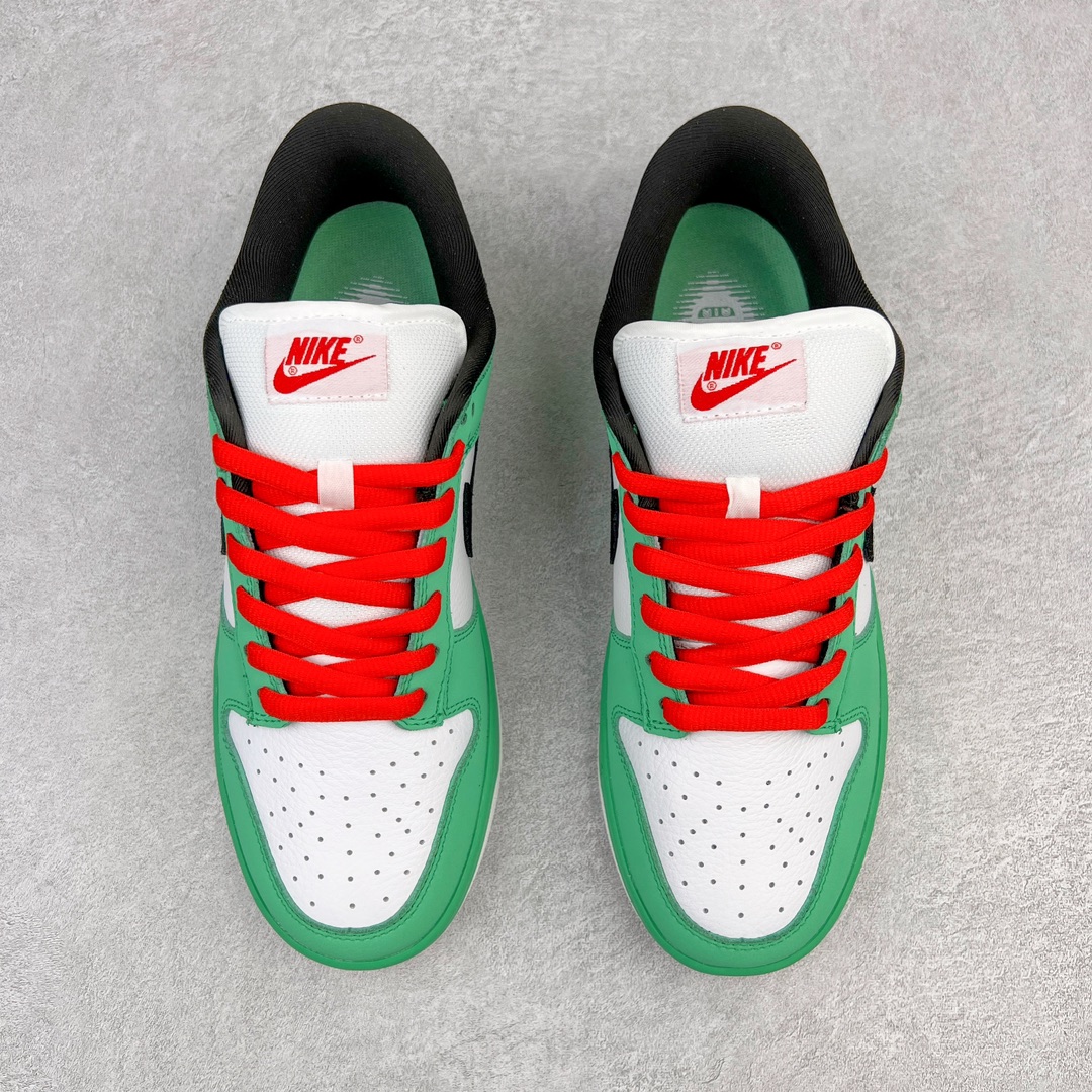 图片[2]-💰260 ＃CF纯原 NK SB Dunk Low Heineken 白绿喜力 304292-302 大厂出品 极力推荐 原装头层材料 独家版型蒸餾加工帶來的是更好的视觉和脚感体验大厂纯原品质出货 清洁度 电绣工艺 皮料切割干净无任何毛边 细节完美 尺码：39 40 40.5 41 42 42.5 43 44 44.5 45 编码：by3936030-运动鞋