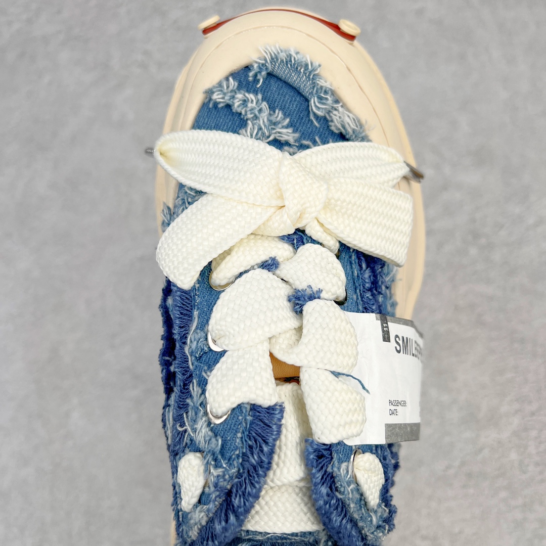 图片[4]-＃开春福利 SMILEREPUBLIC檀健次同款经典新款起司猫低帮开口笑厚底帆布鞋 新晋街头鞋履品牌SMILEREPUBLIC Canvas 系列 以 SMILE 为灵感来源 捕捉潮流 主打柔软的帆布设计 有裁切的羊毛流苏与独特编织技艺 超软水染牛皮内里 注塑成型鞋垫 4cm厘米外增高效果橡胶鞋底 尺码：35 36 37 38 39 40 41 42 43 44-选品中心