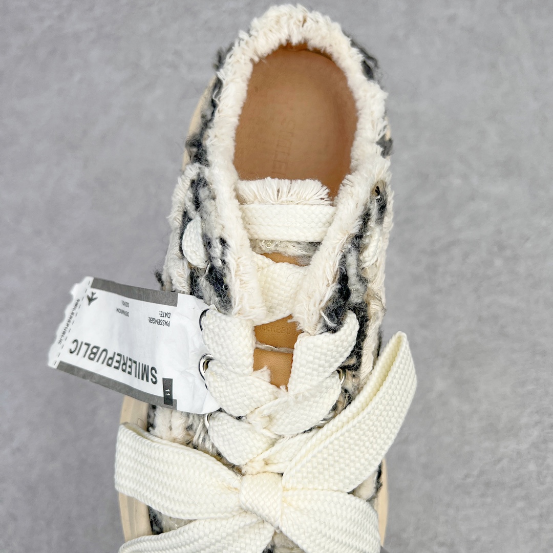 图片[5]-＃开春福利 SMILEREPUBLIC檀健次同款经典新款起司猫低帮开口笑厚底帆布鞋 新晋街头鞋履品牌SMILEREPUBLIC Canvas 系列 以 SMILE 为灵感来源 捕捉潮流 主打柔软的帆布设计 有裁切的羊毛流苏与独特编织技艺 超软水染牛皮内里 注塑成型鞋垫 4cm厘米外增高效果橡胶鞋底 尺码：35 36 37 38 39 40 41 42 43 44-选品中心