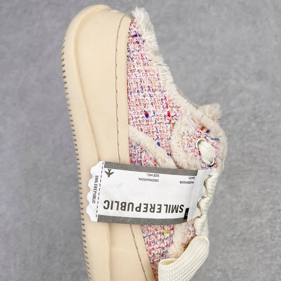 图片[6]-＃开春福利 SMILEREPUBLIC檀健次同款经典新款起司猫低帮开口笑厚底帆布鞋 新晋街头鞋履品牌SMILEREPUBLIC Canvas 系列 以 SMILE 为灵感来源 捕捉潮流 主打柔软的帆布设计 有裁切的羊毛流苏与独特编织技艺 超软水染牛皮内里 注塑成型鞋垫 4cm厘米外增高效果橡胶鞋底 尺码：35 36 37 38 39 40 41 42 43 44-选品中心