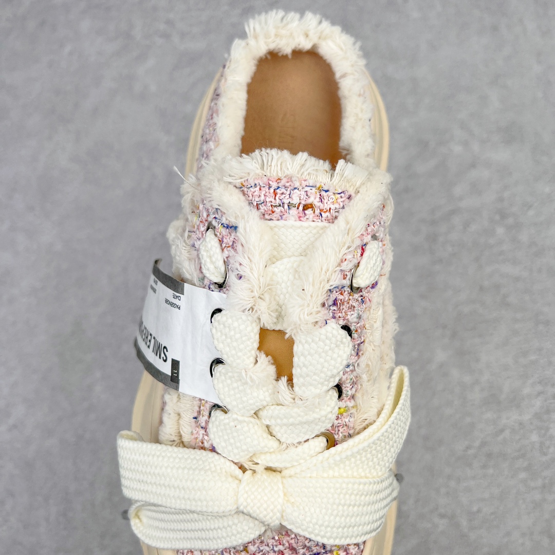 图片[5]-＃开春福利 SMILEREPUBLIC檀健次同款经典新款起司猫低帮开口笑厚底帆布鞋 新晋街头鞋履品牌SMILEREPUBLIC Canvas 系列 以 SMILE 为灵感来源 捕捉潮流 主打柔软的帆布设计 有裁切的羊毛流苏与独特编织技艺 超软水染牛皮内里 注塑成型鞋垫 4cm厘米外增高效果橡胶鞋底 尺码：35 36 37 38 39 40 41 42 43 44-选品中心