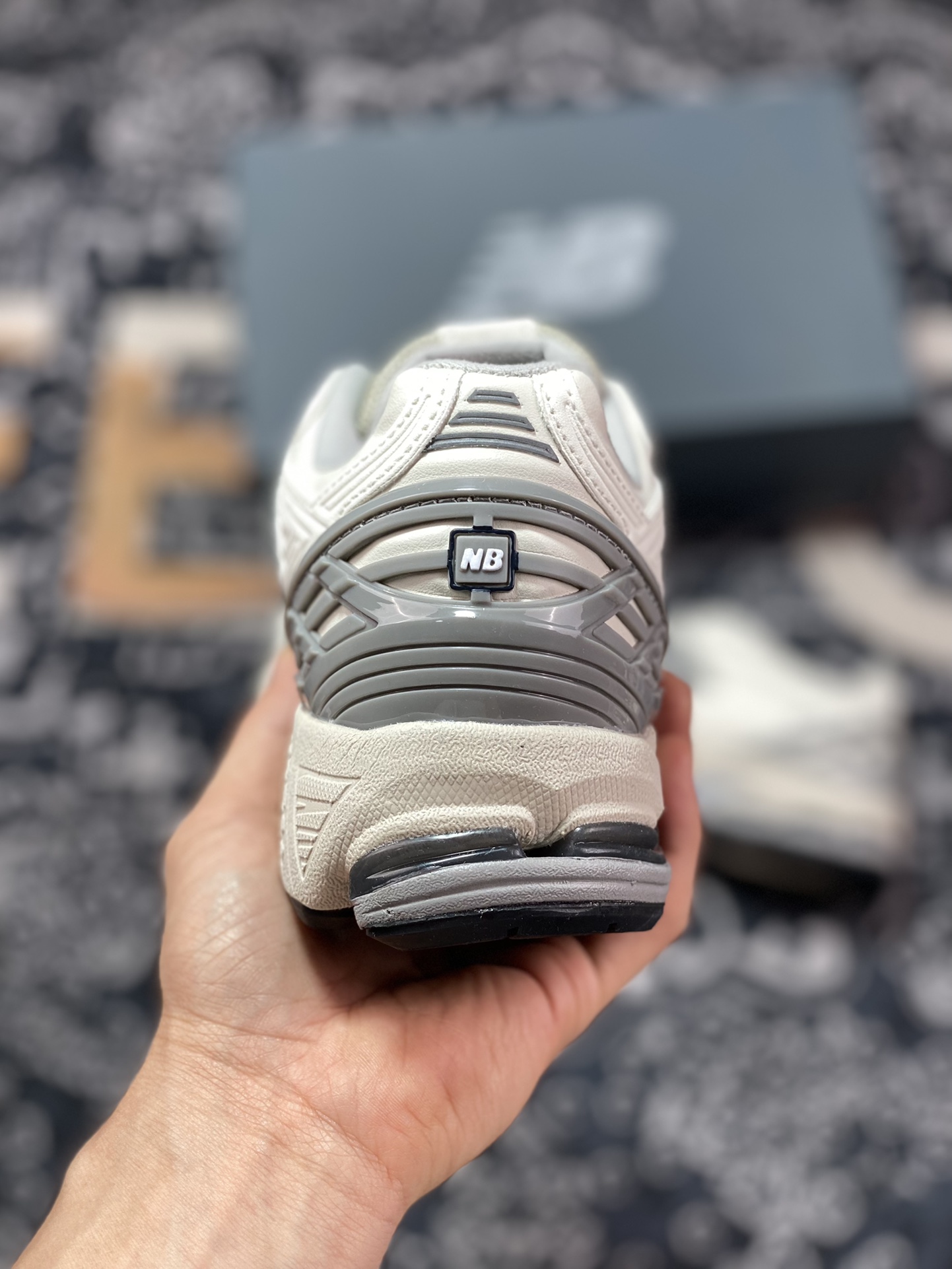 New Balance M1906R Series Retro Daddy Style Casual Sports Jogging Shoes ”Leather Beige White Gray” M1906RD